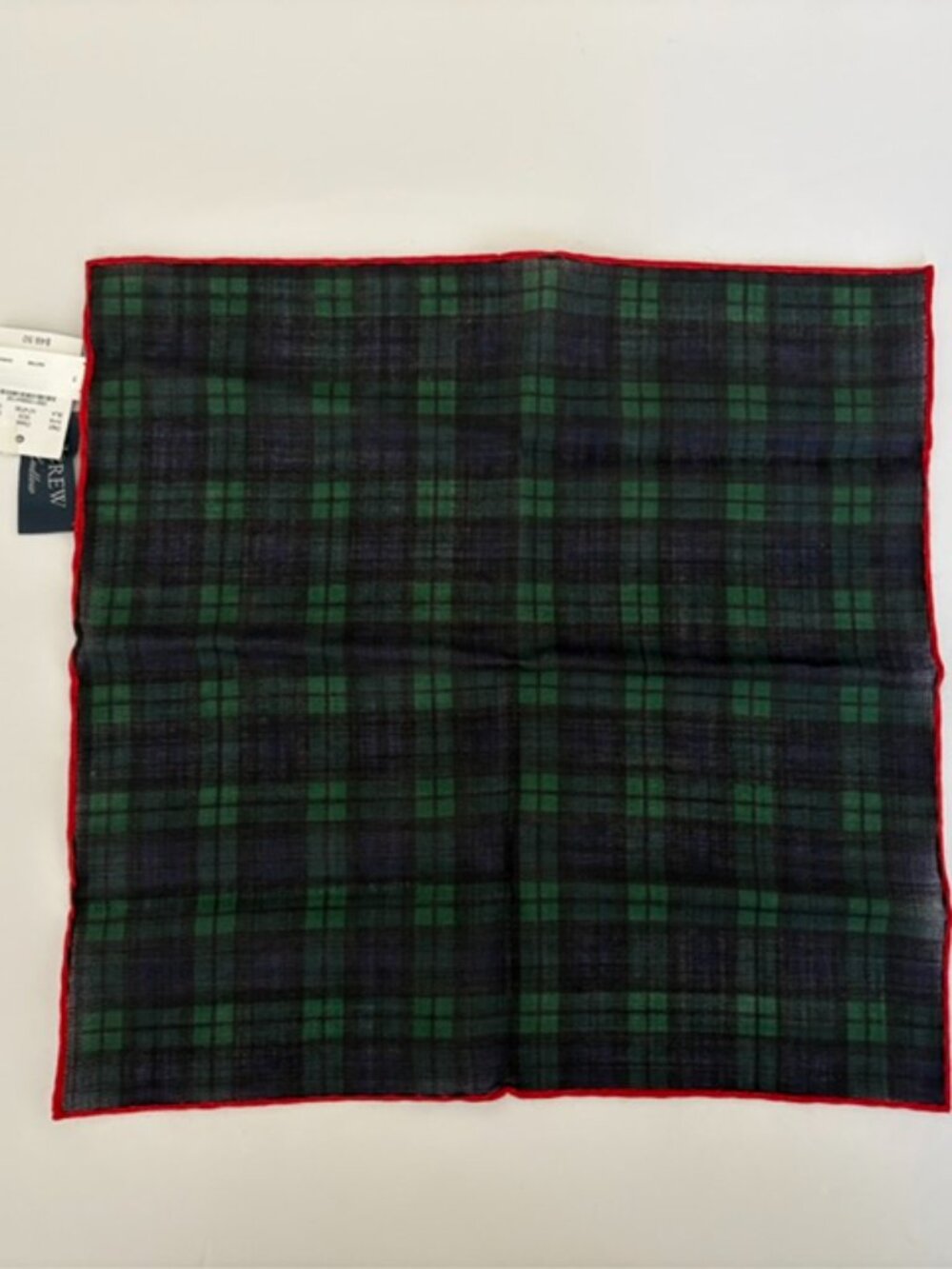 J.Crew tartan pocket square